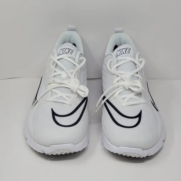 Nike Alpha Huarache 8 Pro Turf Lacrosse Mens White/Sliver CW4445-101 Sz 12.5 New