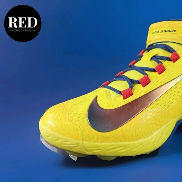Nike Alpha Huarache Elite 4 Ronald Acuna Jr Baseball Cleats FZ3466-700 Men's 12