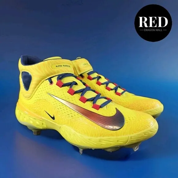 Nike Alpha Huarache Elite 4 Ronald Acuna Jr Baseball Cleats FZ3466-700 Men's 12