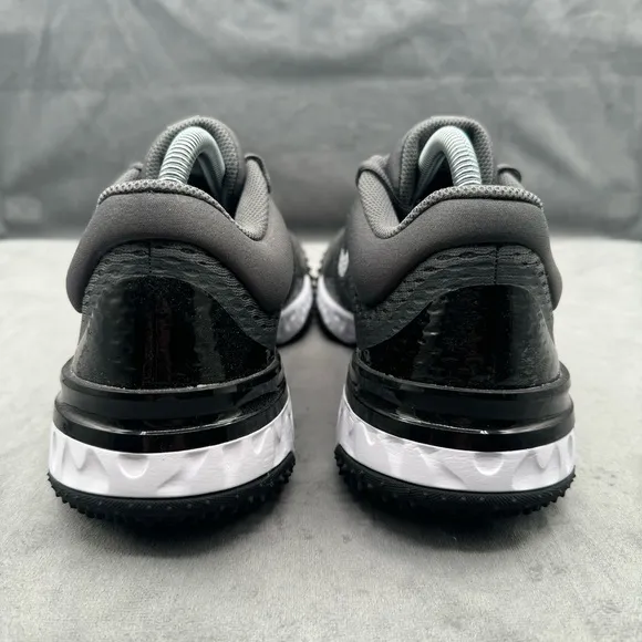 Nike Alpha Huarache Elite 4 Turf Baseball Black Gray White Men's sz 8