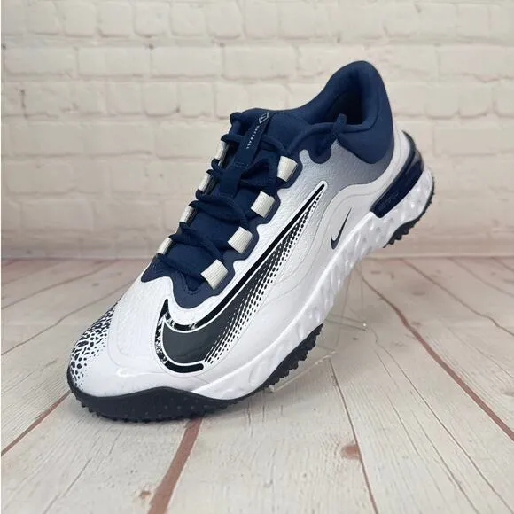 Nike Alpha Huarache Elite 4 Turf Navy Softball Shoes Women’s Sz 10 FD2746-400
