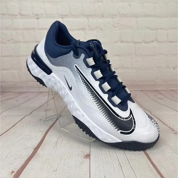 Nike Alpha Huarache Elite 4 Turf Navy Softball Shoes Women’s Sz 10 FD2746-400