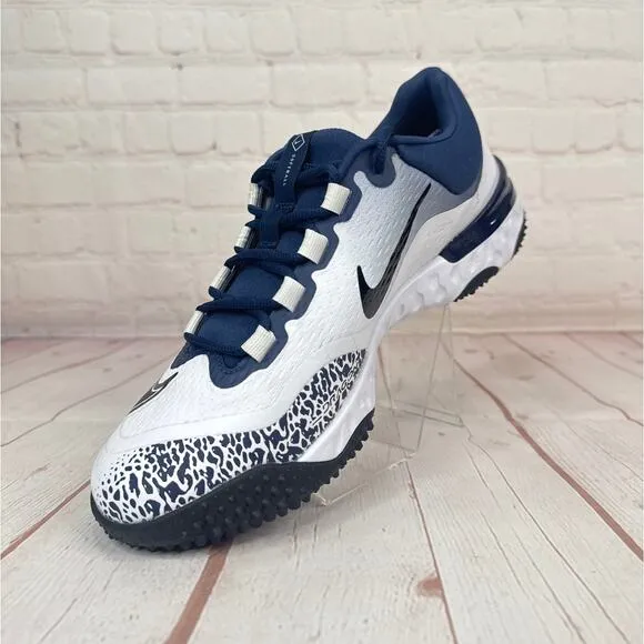 Nike Alpha Huarache Elite 4 Turf Navy Softball Shoes Women’s Sz 10 FD2746-400