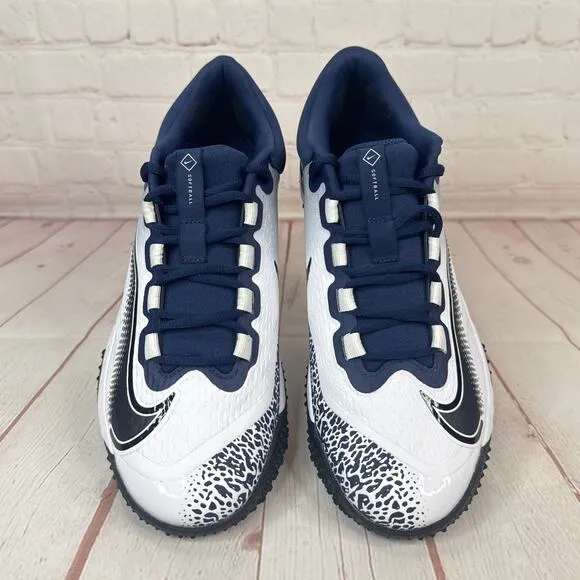 Nike Alpha Huarache Elite 4 Turf Navy Softball Shoes Women’s Sz 10 FD2746-400