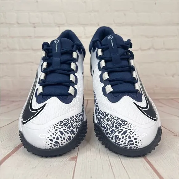 Nike Alpha Huarache Elite 4 Turf Navy Softball Shoes Women’s Sz 10 FD2746-400