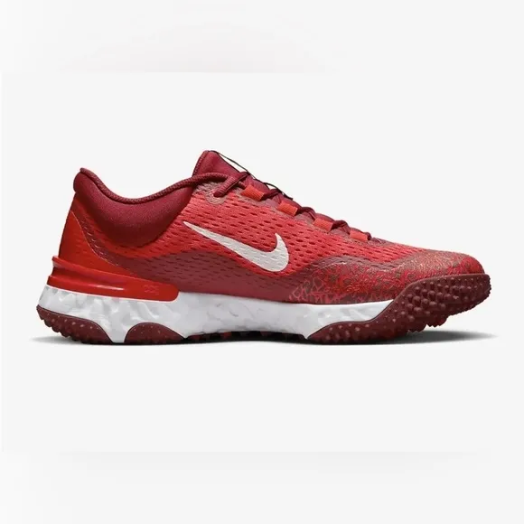 Nike Alpha Huarache Elite 4 Turf Red Baseball Shoes [DJ6523-616] Men’s NWOB