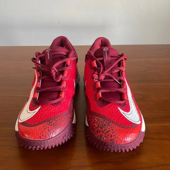 Nike Alpha Huarache Elite 4 Turf Red Baseball Shoes [DJ6523-616] Men’s NWOB