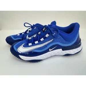 Nike Alpha Huarache Elite 4 Turf 'Royal Blue' DJ6523-414 Baseball Shoes Size 11