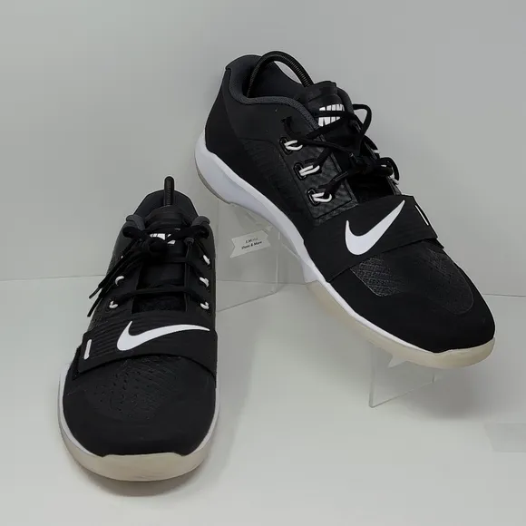 Nike Alpha Menace Turf Low Football Shoes Black/White AQ8129 001 Men Size 18 New