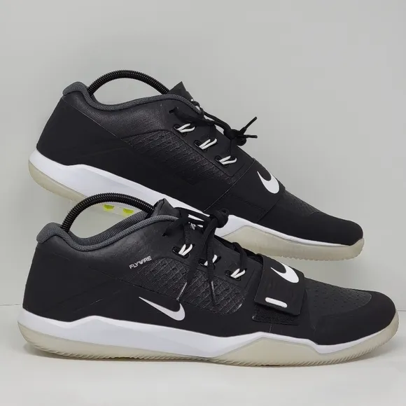 Nike Alpha Menace Turf Low Football Shoes Black/White AQ8129 001 Men Size 18 New