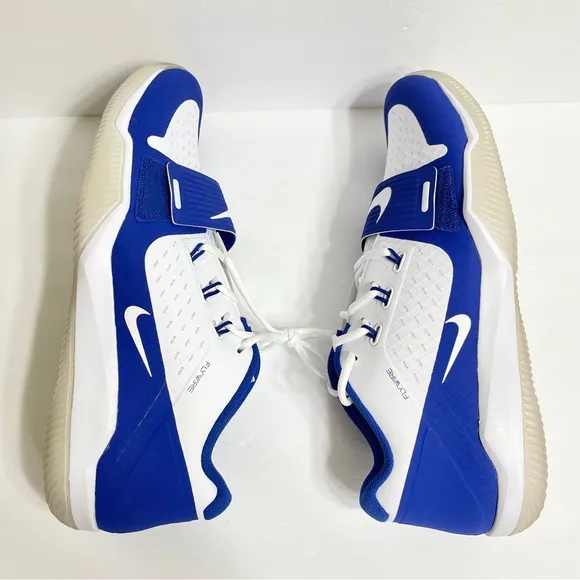 Nike Alpha Menace Turf Low Football Shoes Size 14.5 White Game Royal BV3997-101