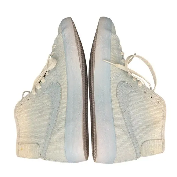 Nike Blazer Court Mid Premium SB Celestine Blue Shoes DQ5132-44 Size 7 WORN ONCE