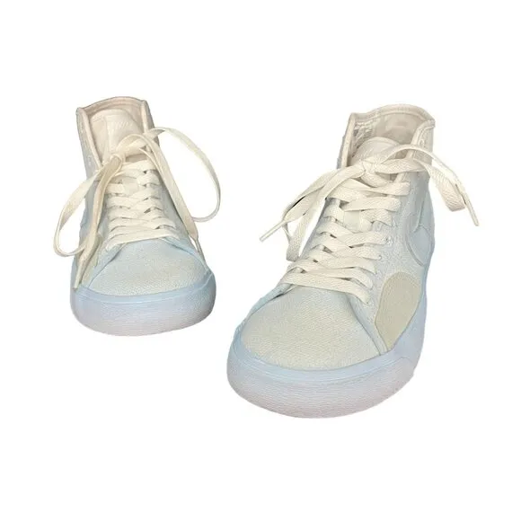 Nike Blazer Court Mid Premium SB Celestine Blue Shoes DQ5132-44 Size 7 WORN ONCE