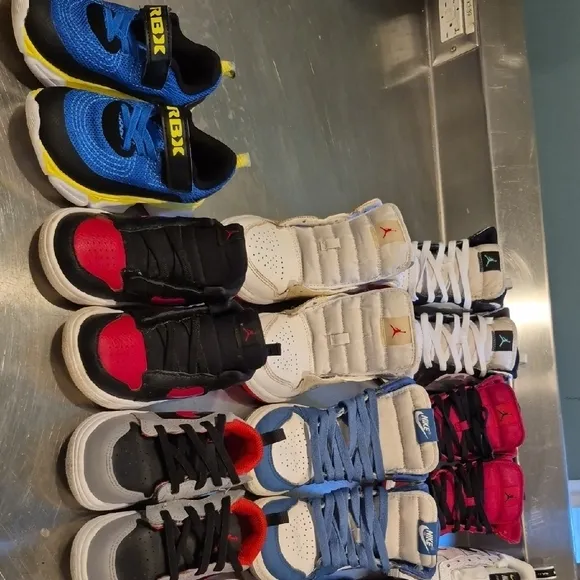 Nike Blue and Black Athletic Sneakers