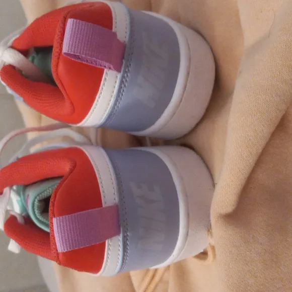 Nike borough court low nikes size 7y Ariel themed