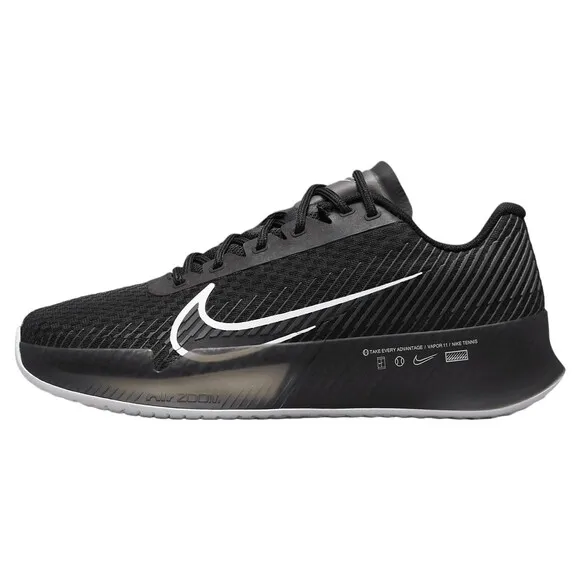 Nike Court Air Zoom Vapor 11 HC Tennis Shoes Black DR6965-001 SZ 9.5W/8M NEW