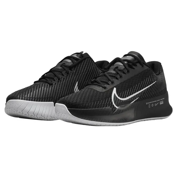 Nike Court Air Zoom Vapor 11 HC Tennis Shoes Black DR6965-001 SZ 9.5W/8M NEW