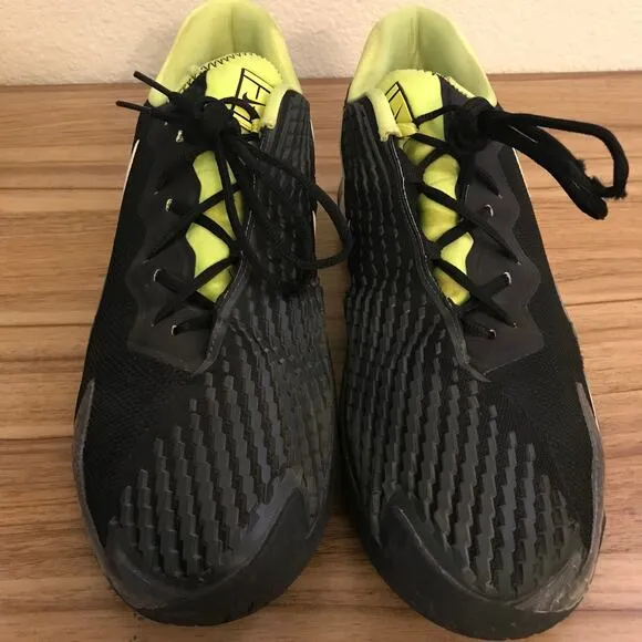 Nike Court Air Zoom Vapor Cage 4 Hard Court Tennis Shoes Men's 15 Black Sneakers