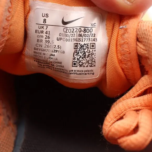 Nike Court Air Zoom Vapor Pro Men's Size 8 Peach Cream Tennis Shoes CZ0220-800