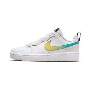 Nike Court Borough Low 2 FJ7692-191 Sneaker Big Kids White Lifestyle Shoes FD501