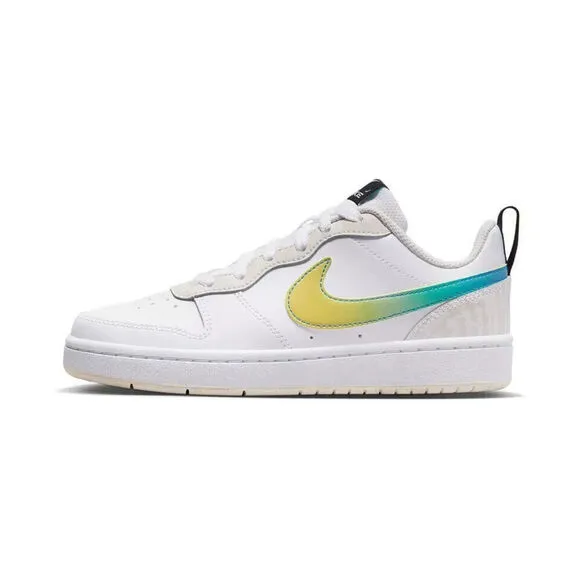 Nike Court Borough Low 2 FJ7692-191 Sneaker Big Kids White Lifestyle Shoes FD501