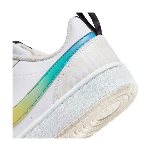 Nike Court Borough Low 2 FJ7692-191 Sneaker Big Kids White Lifestyle Shoes FD501