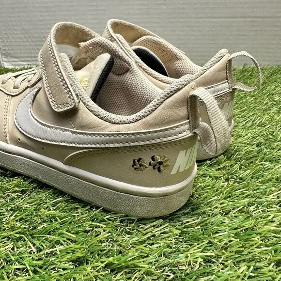 Nike Court Borough Low Recraft SE PSV Shoes Kids Size 1.5 Y Embroidered Floral
