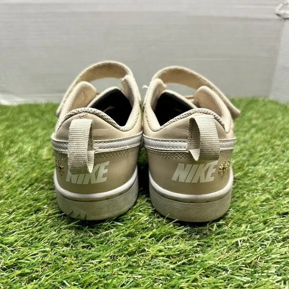 Nike Court Borough Low Recraft SE PSV Shoes Kids Size 1.5 Y Embroidered Floral