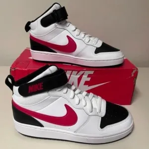 Nike Court Borough Mid 2 Big Kids' Shoes CD7782-110 Size 7Y