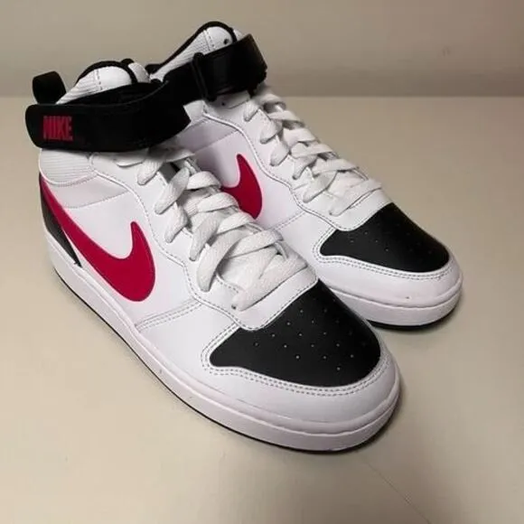 Nike Court Borough Mid 2 Big Kids' Shoes CD7782-110 Size 7Y
