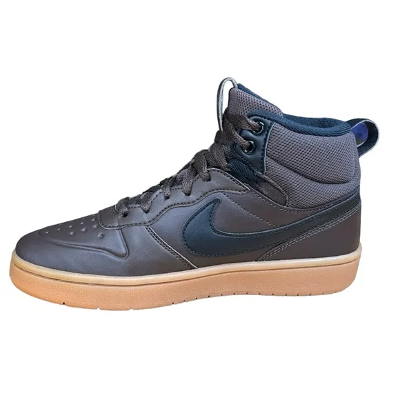 Nike Court Borough Mid 2 Boot GS 'Baroque Brown Gum' #BQ5440-200 - 5.5Y  7.5 Wms
