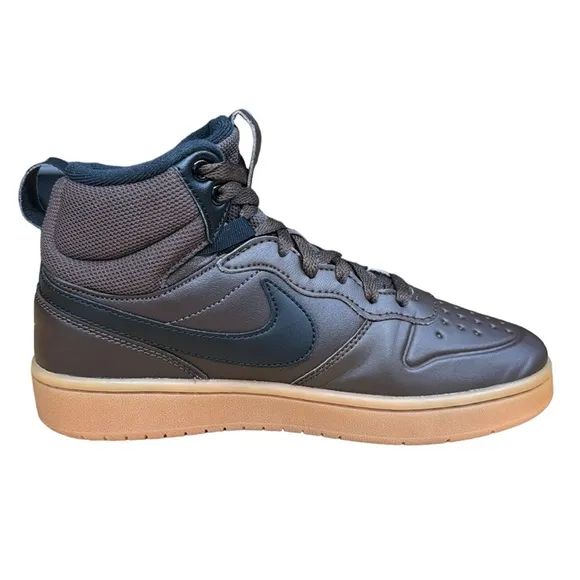 Nike Court Borough Mid 2 Boot GS 'Baroque Brown Gum' #BQ5440-200 - 5.5Y  7.5 Wms
