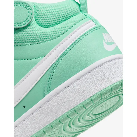 Nike Court Borough Mid 2 CD7782-300 Sneaker Big Kids 7 Emerald Rise Shoes NR9821