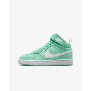 Nike Court Borough Mid 2 CD7782-300 Sneaker Big Kids 7 Emerald Rise Shoes NR9821