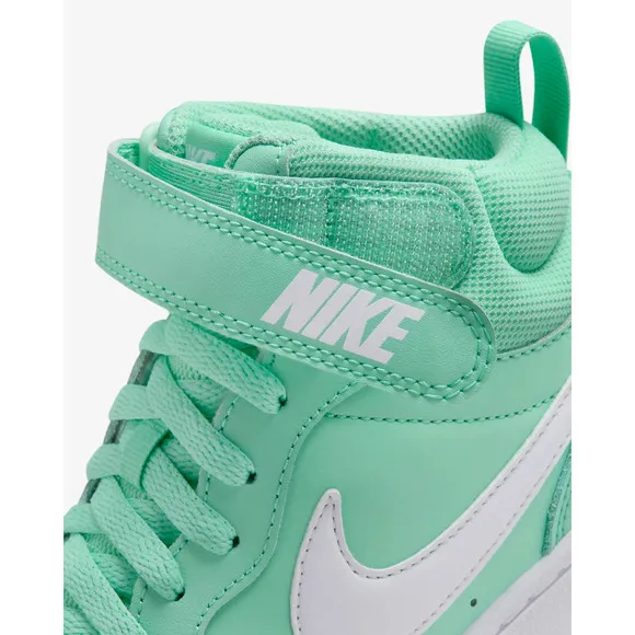 Nike Court Borough Mid 2 CD7782-300 Sneaker Big Kids 7 Emerald Rise Shoes NR9821