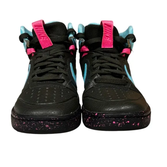Nike Court Borough Mid 2 Shoe Miami Vice Big Kid Sz 5.5Y/Women 7​​