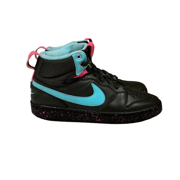Nike Court Borough Mid 2 Shoe Miami Vice Big Kid Sz 5.5Y/Women 7​​