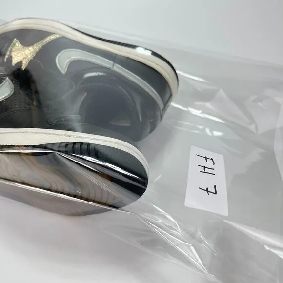 Nike Court Force Low Kameda Brothers Black Gold Silver Shoes Youth Size 6