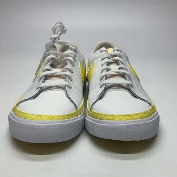 Nike Court Legacy Big Kids Summit White/Opti Yellow DA5380-119 New with box