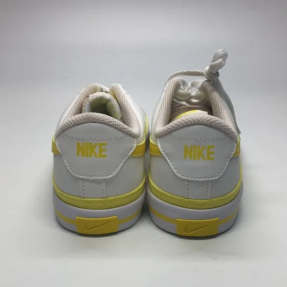 Nike Court Legacy Big Kids Summit White/Opti Yellow DA5380-119 New with box