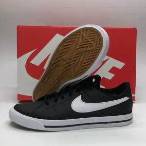 Nike Court Legacy (GS) Black/White DA5380-002 New with Box