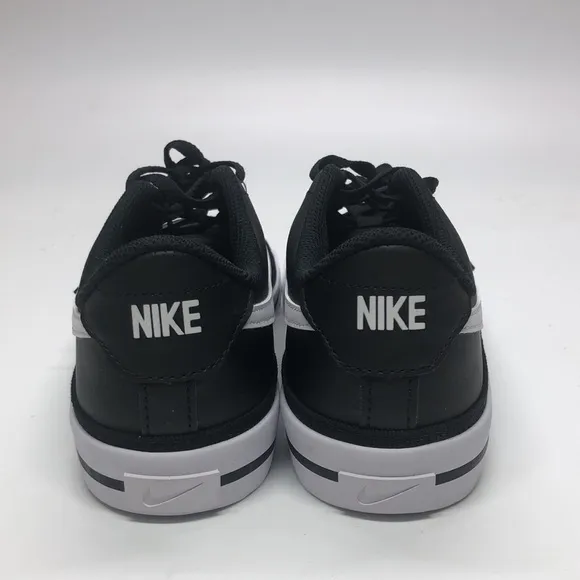 Nike Court Legacy (GS) Black/White DA5380-002 New with Box