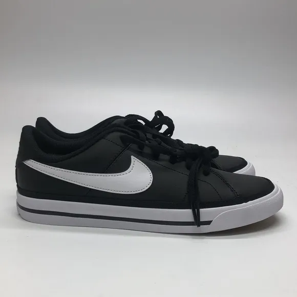 Nike Court Legacy (GS) Black/White DA5380-002 New with Box