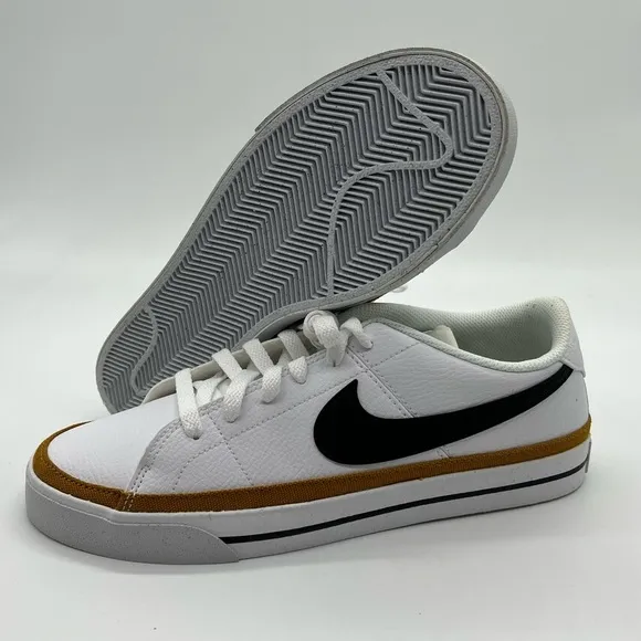 NIKE Court Legacy Men Sneaker White/Desert Ochre/Black NEW, DH3162-100