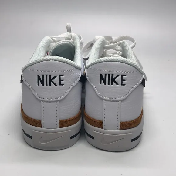 NIKE Court Legacy Men Sneaker White/Desert Ochre/Black NEW, DH3162-100