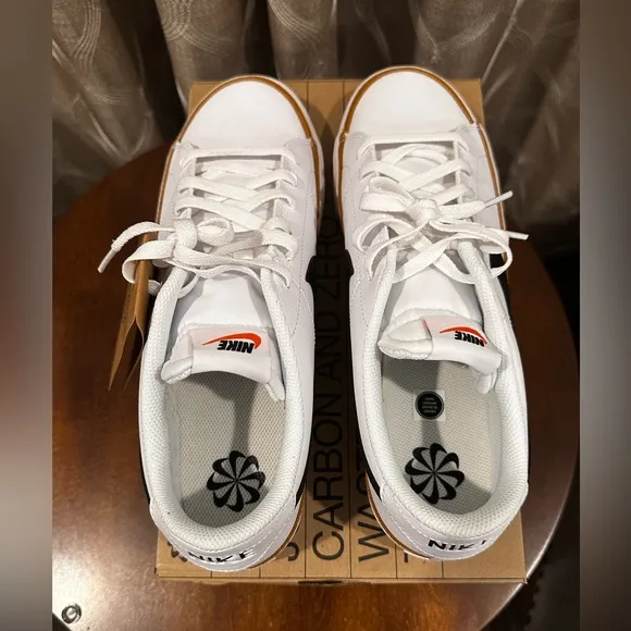 Nike Court Legacy Men’s Size US 11 Shoes DH3162 - 100 White Black Desert Ochre