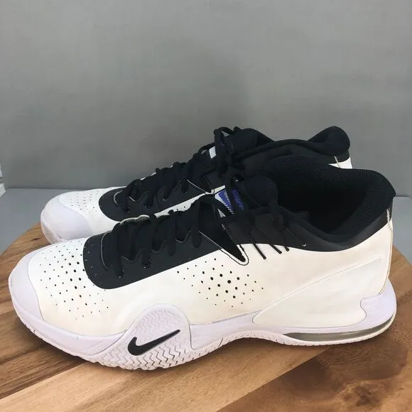 Nike Court Tech Challenge 20 Tennis Shoes Men 14 White Black Comfort Performance