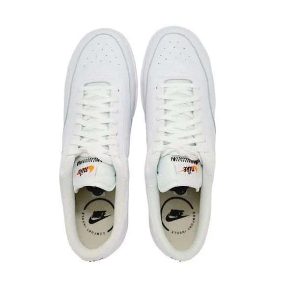 🤩Nike Court Vintage Premium Leather Sz 11.5 Mens Casual Shoes White CT1726-100