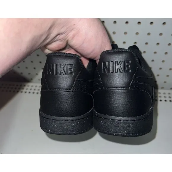 Nike Court Vision Lo NN Mens Athletic Shoes Sneakers Size 12 Triple Black