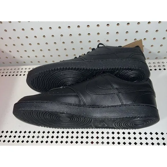 Nike Court Vision Lo NN Mens Athletic Shoes Sneakers Size 12 Triple Black